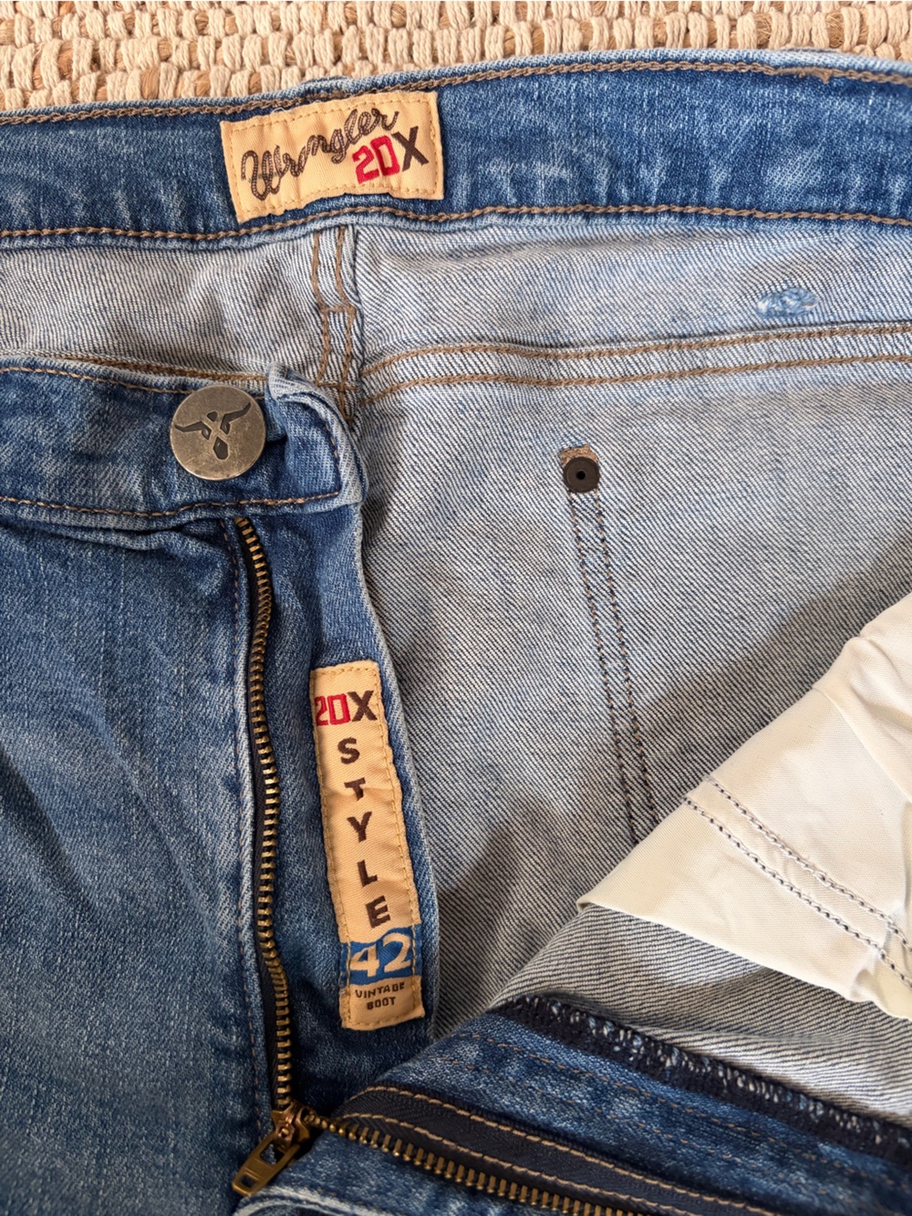 Wrangler Light Blue Bootcut Men's Jeans